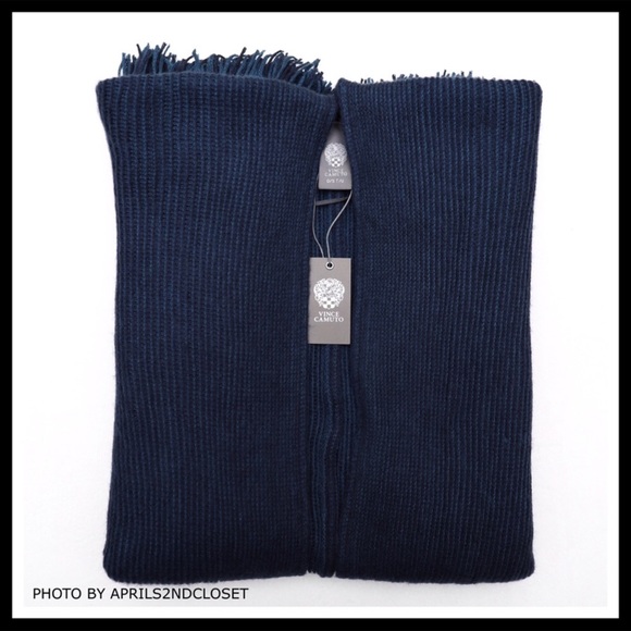 VINCE CAMUTO FRINGE TRIM OPEN FRONT BLANKET WRAP - Picture 7 of 8